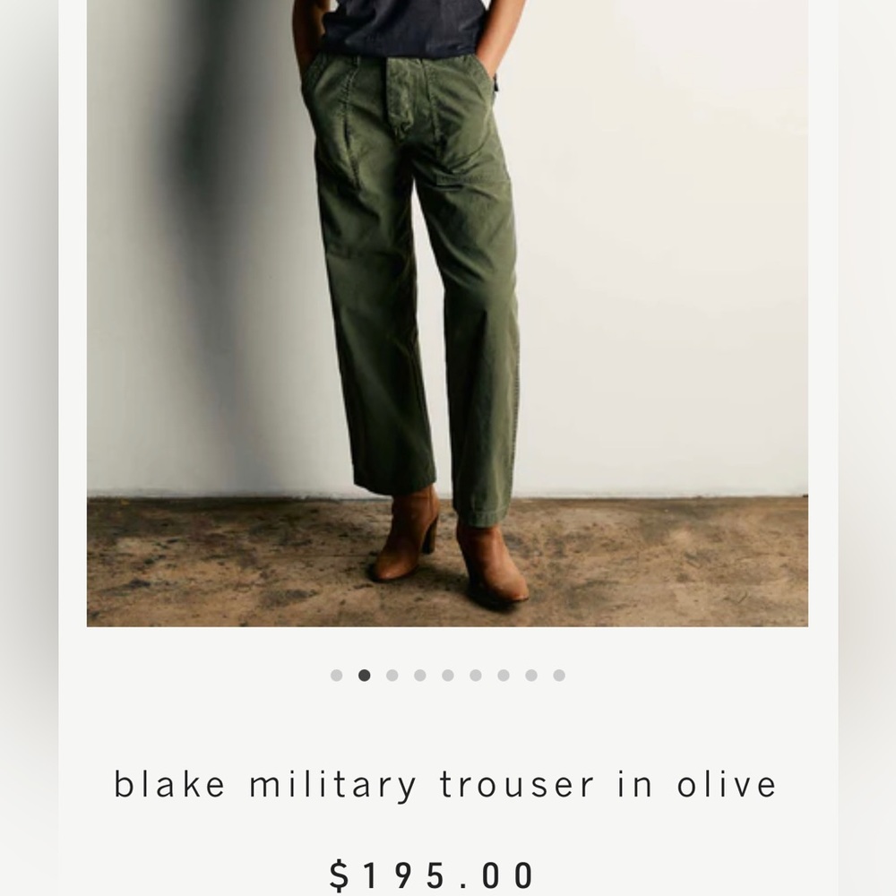 Imogene & Willie military trouser XS MINT CONDITION
